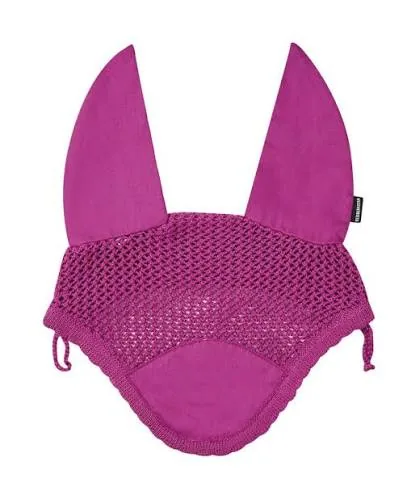 Breathable Cotton Horse Fly Veil Ear Bonnet Crochet Cap Noise Muffling Equestrian Riding Gear — RJ-04678, product image 4