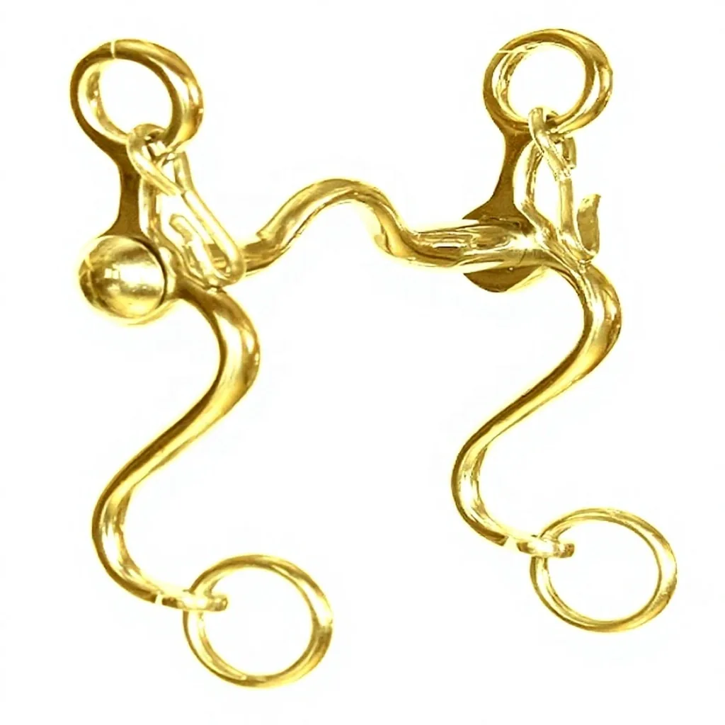 Spanish Baroque Horse Bit in German Silver and Stainless Steel — rj-0560, product image 6