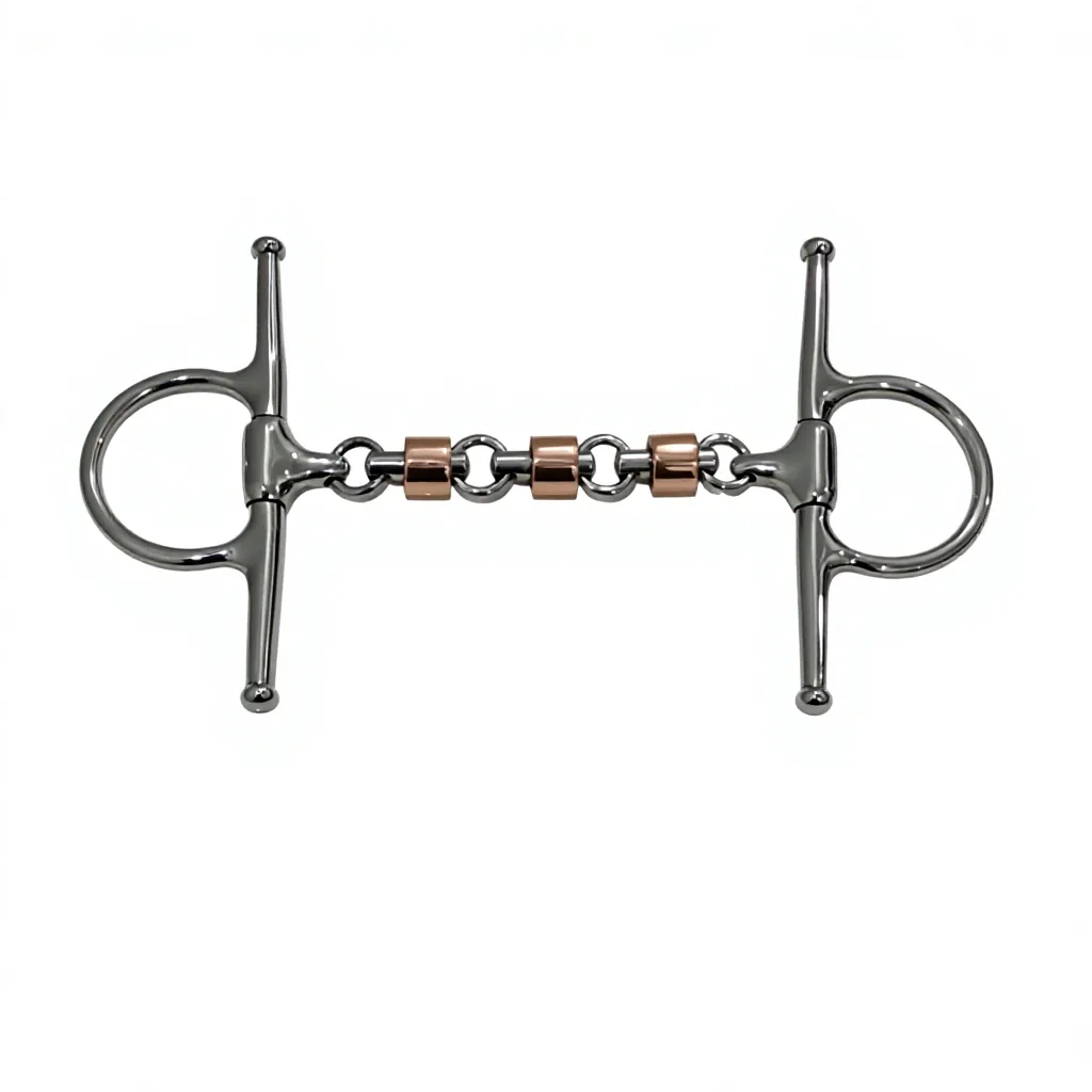 Stainless Steel Waterford Loose Ring Horse Snaffle Bit — RJ-0503, product image 4