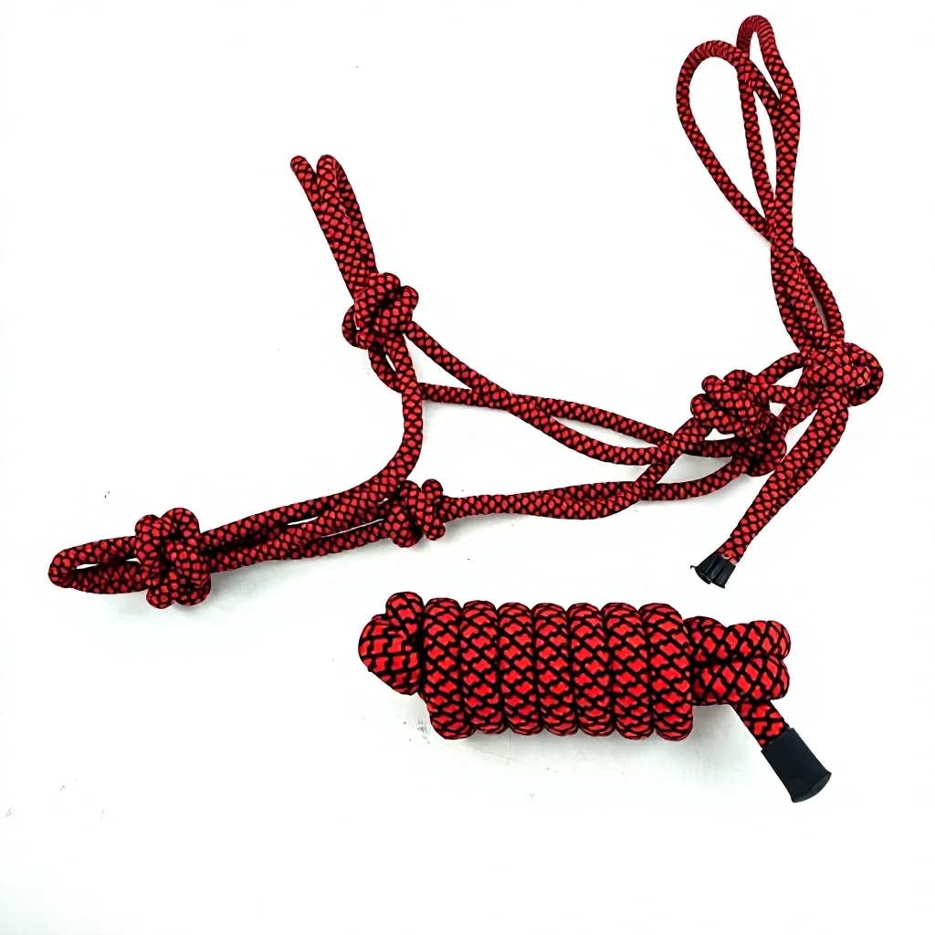 Colorful Polyester Rope Horse Halter English Training Control Bitless Tack — RJ-97764, product image 6