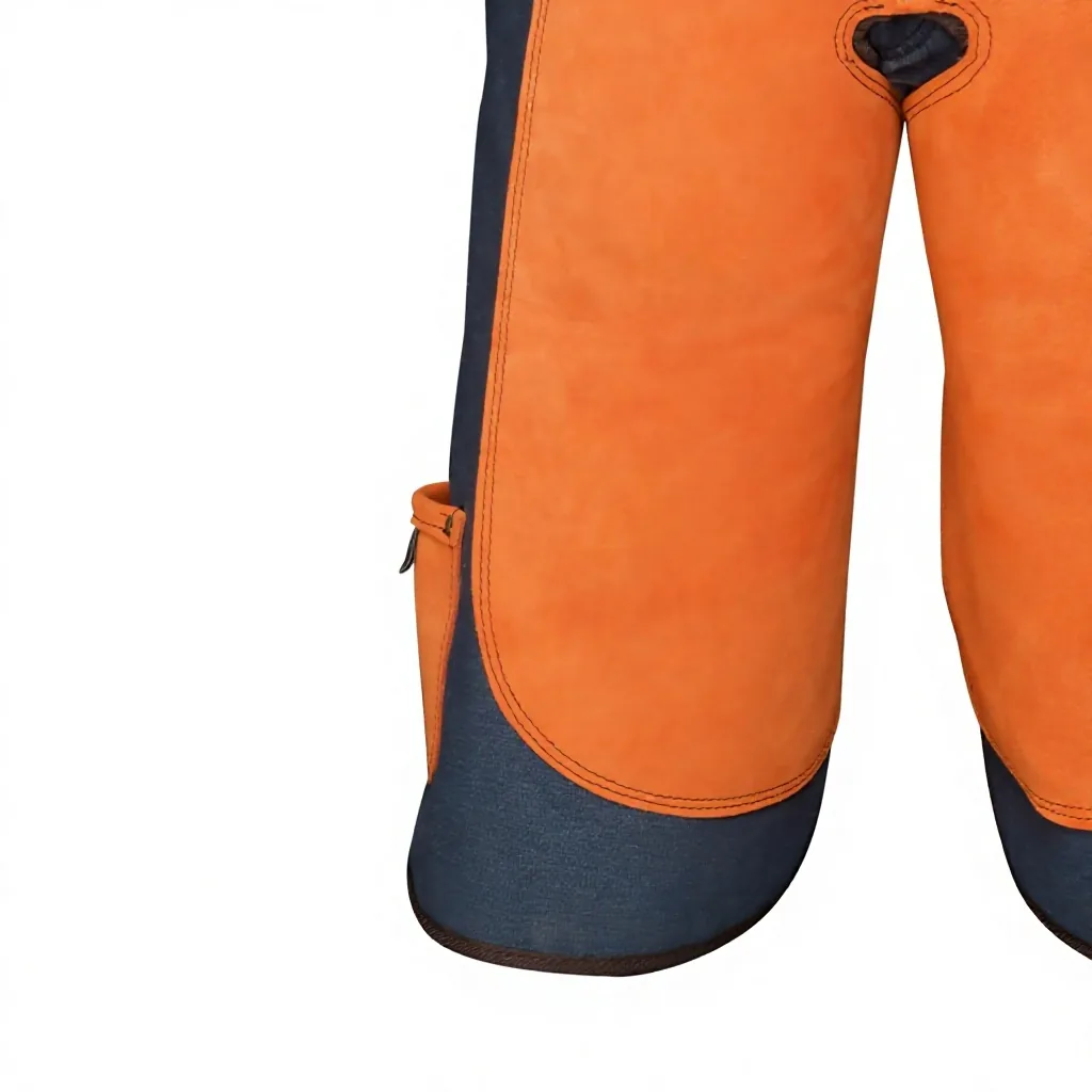 Customizable Leather Full Chaps Equestrian Pants Reinforced Protection Buckle Waist for English Riding Work — RJ-7765656, product image 5