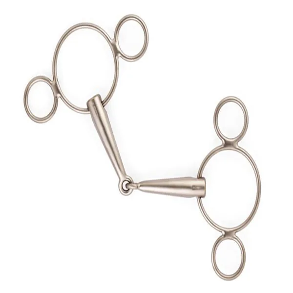Lightweight Titanium Full Cheek Horse Snaffle Bit with Dull Finish — rj-0916, product image 2