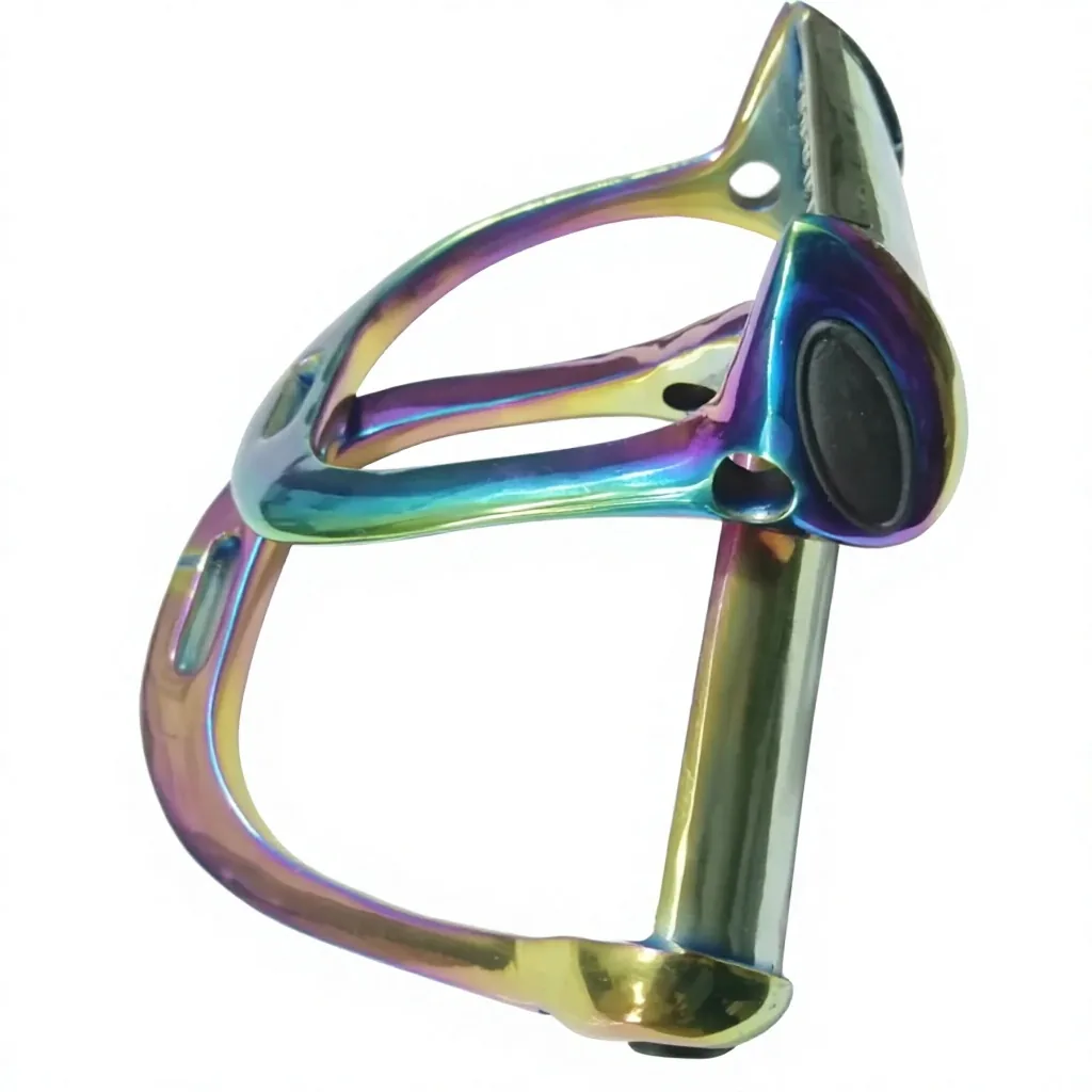 Custom Logo Stainless Steel and Aluminum Western Jock Horse Riding Stirrups