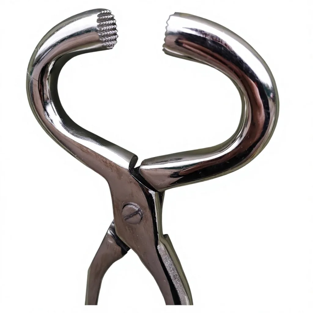 Stainless Steel Adjustable Horse Hoof Tester Professional Team Racing Sports Outdoor Rounded Jaw Textured Tip Large Handle for Equine Hoof Care, product image 3