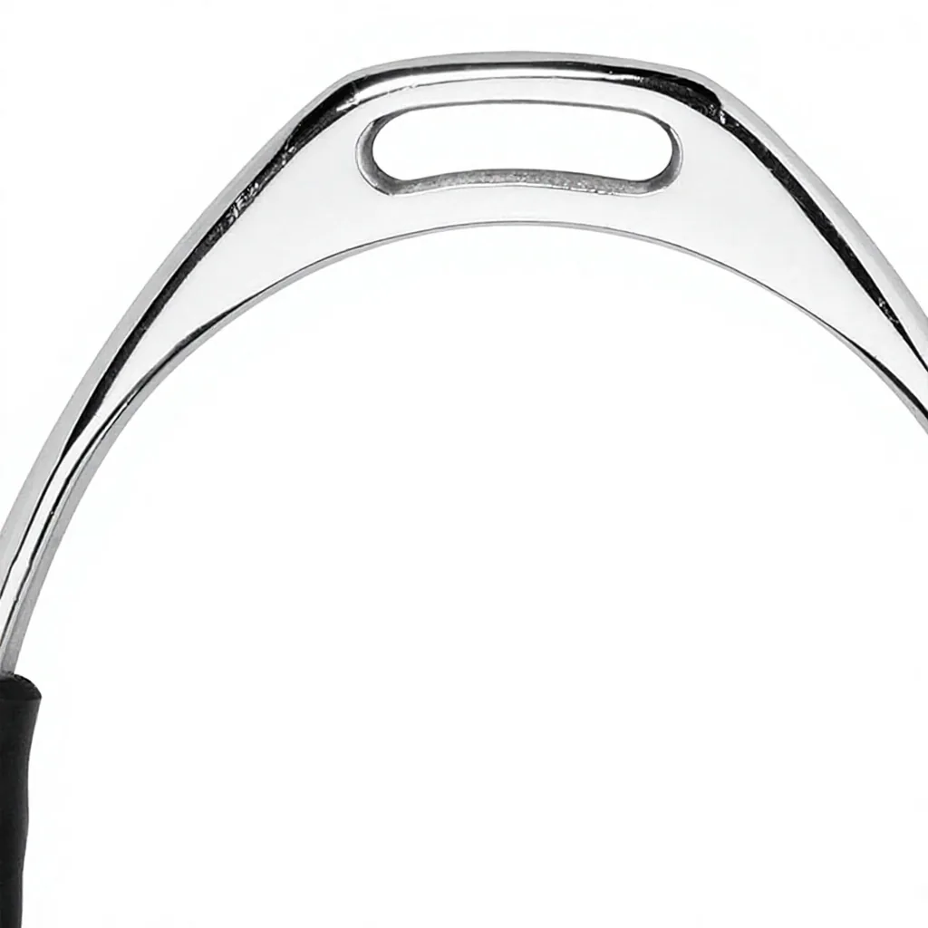 Stainless Steel 5 Inch Safety Horse Riding Training Stirrups Anti Slip Tread Ergonomic Tack — RJ-78236725, product image 2