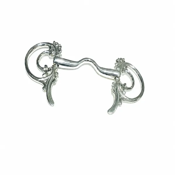 German Silver Baroque Horse Bit — RJ-0553, product image 2