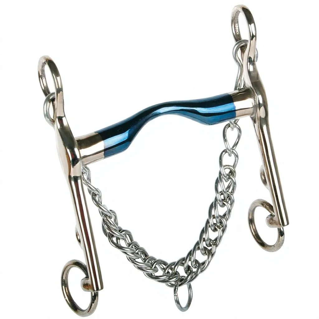 Weymouth Blue Horse Driving Bit Stainless Steel Sweet Iron Mouth — RJ-0546, product image 5