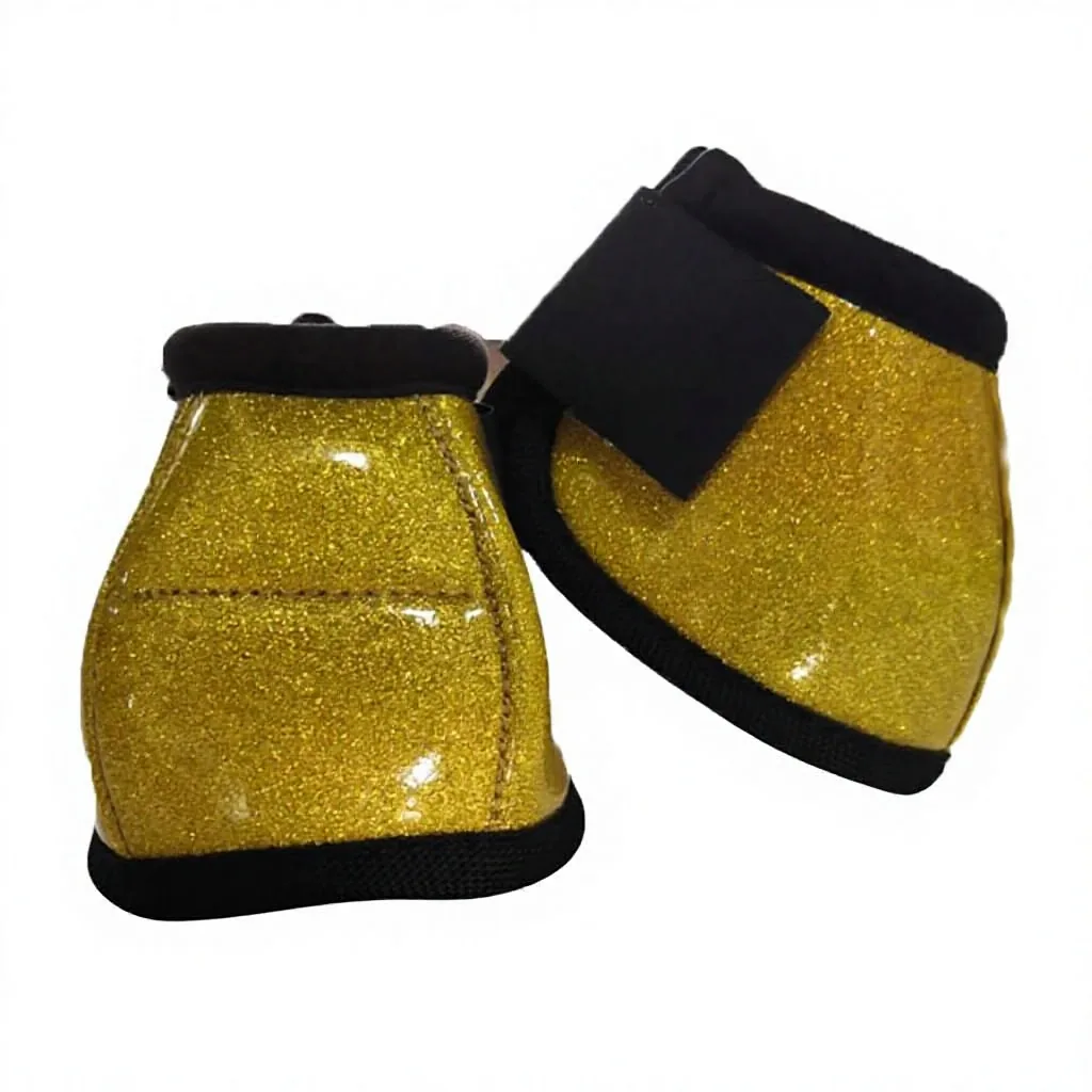 Custom Glitter Horse Bell Boots Neoprene Protective Waterproof Outdoor Riding — RJ-78644, product image 2