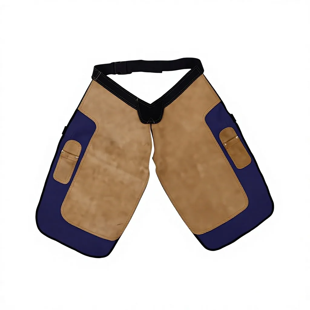 Men's PU Leather Equestrian Riding Pants with Wide Leg, Button and Buckle Closure — RH-9867, product image 3