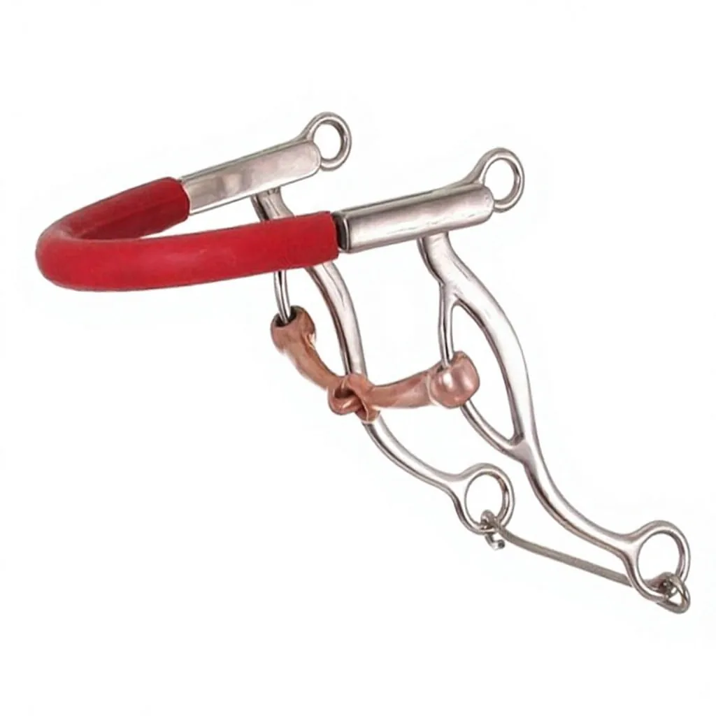 Braided Horse Bit Stainless Steel Hackamore Western Riding Tack Accessory Equestrian Equipment — RJ-86235, product image 5