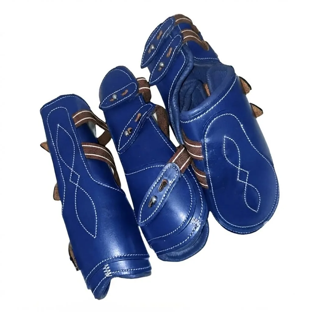 Adjustable PU Leather Horse Leg Boots and Tendon Support Wraps — RJ-8973356, product image 3