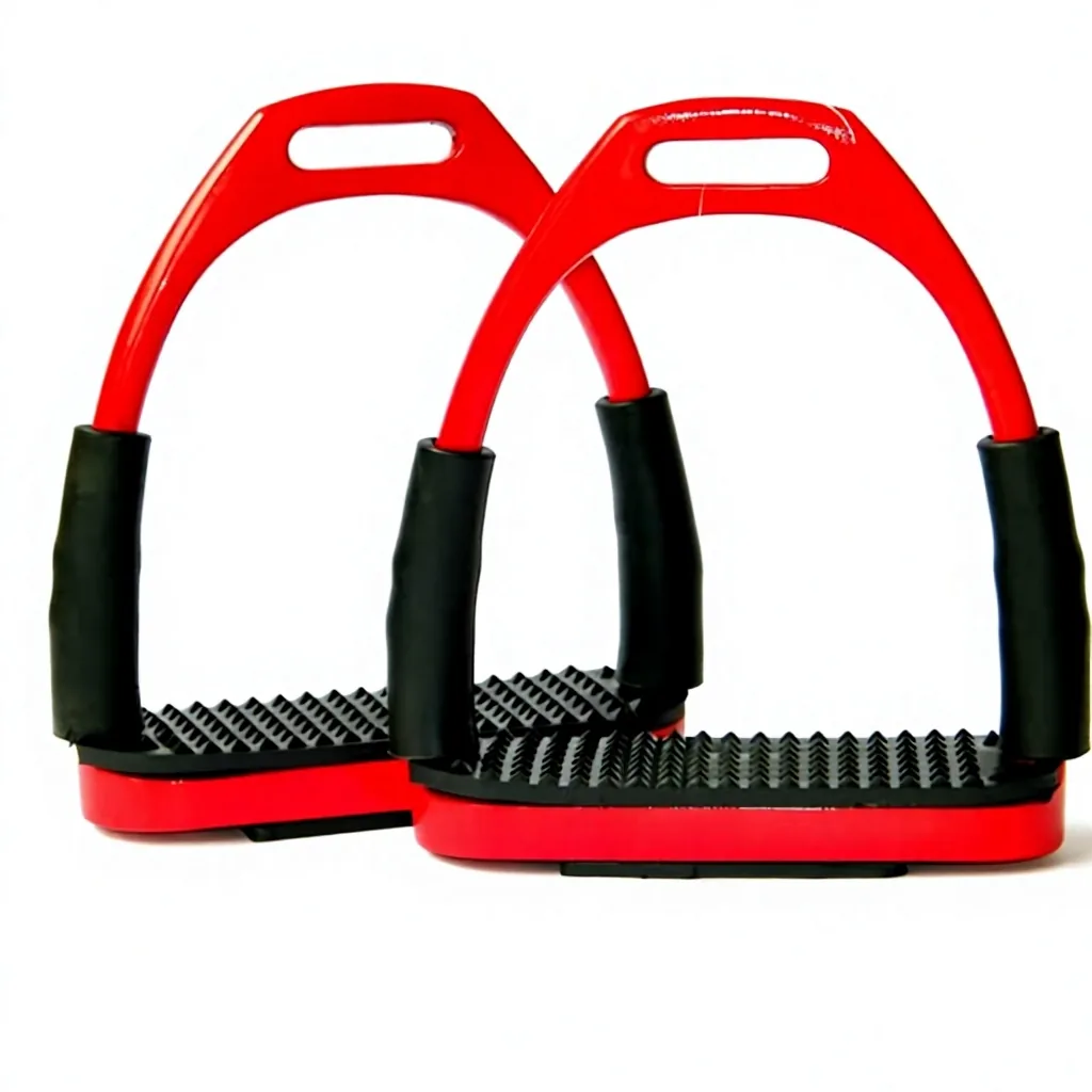 RELIA Stainless Steel and Aluminum Horse Riding Stirrups, 6 Colors, Custom Logo and Sizes — RJ-ss-2229, product image 5
