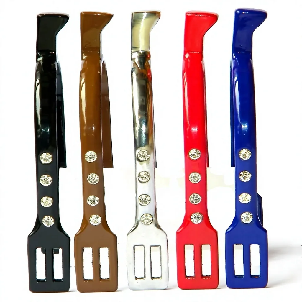 Lightweight Steel and Aluminum English Horse Riding Spurs in Multiple Colors
