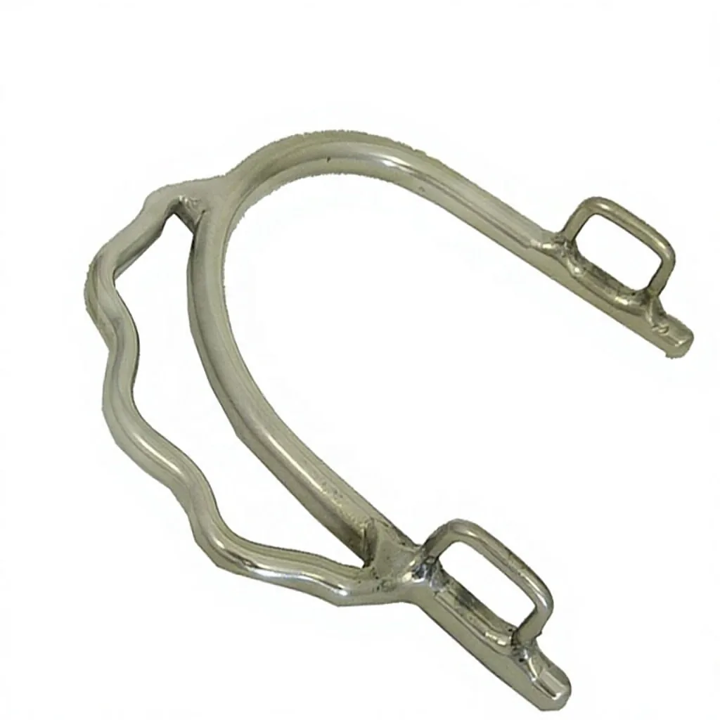 Stainless Steel Sidewinder Slip-on Riding Spurs Polish Custom Logo Western Barrel Horse — RJ-2321, product image 2