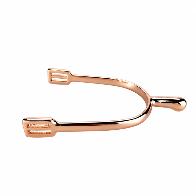 English Rose Gold Stainless Steel Spurs Men Rider Horsemanship Custom Colors and Logo — RJI-ESSS-1301, product image 5