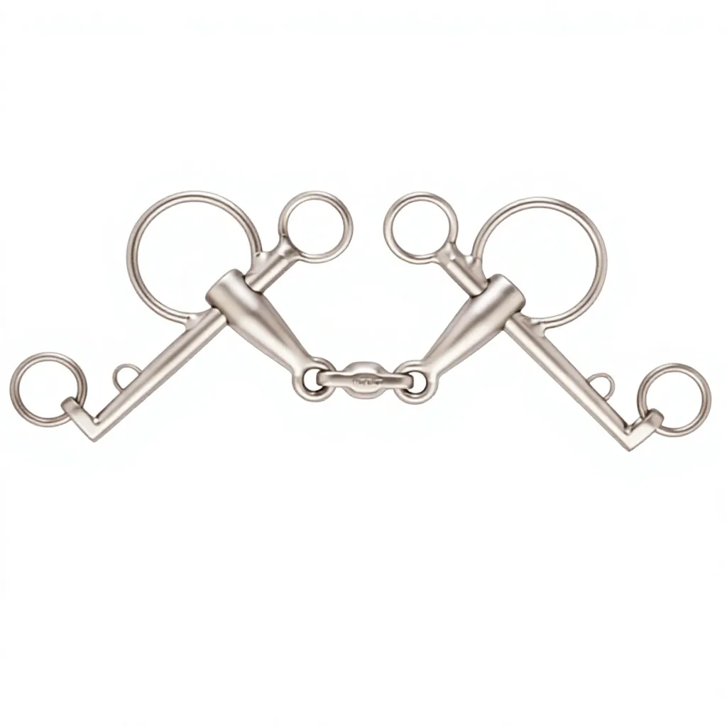 Lightweight Titanium Full Cheek Horse Snaffle Bit with Dull Finish — rj-0916, product image 3