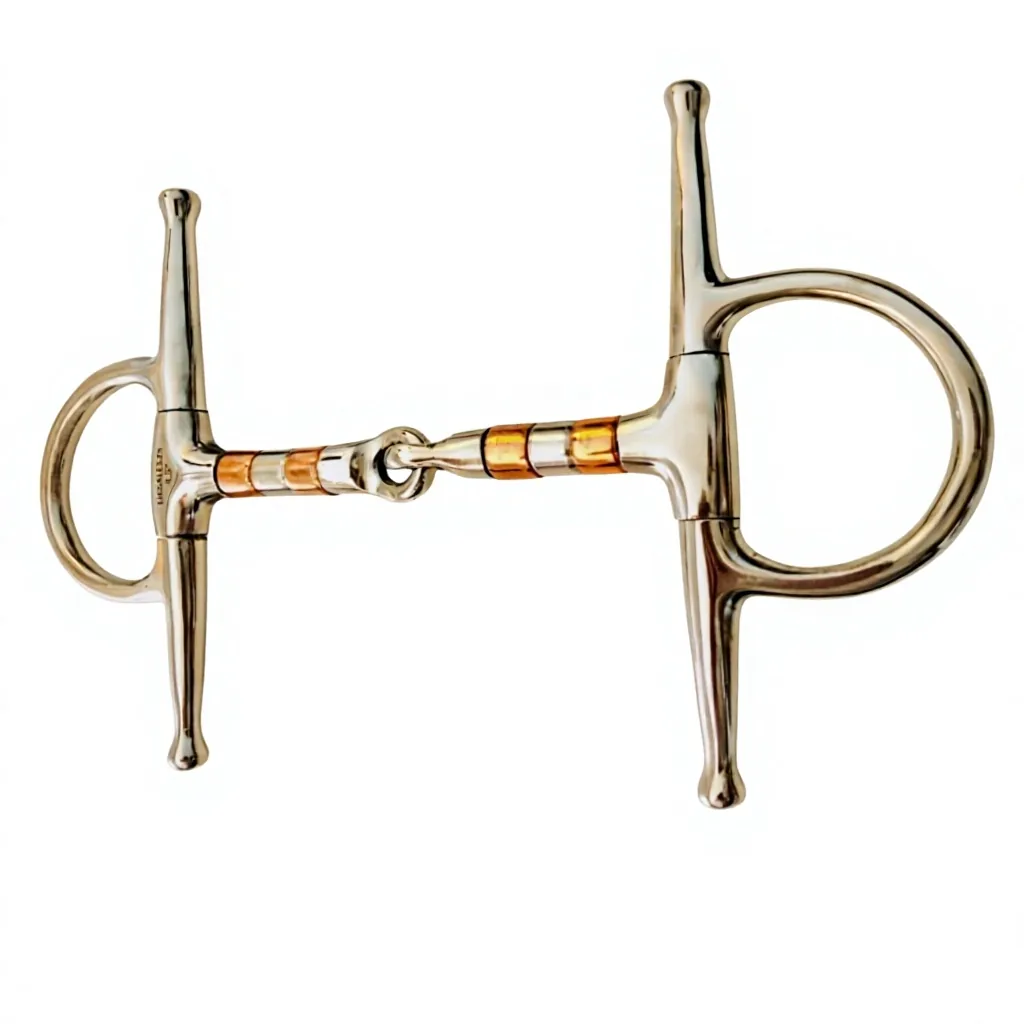 Stainless Steel Eggbutt Snaffle Bit Horse with Plain Circle Design — RJ-987476, product image 5