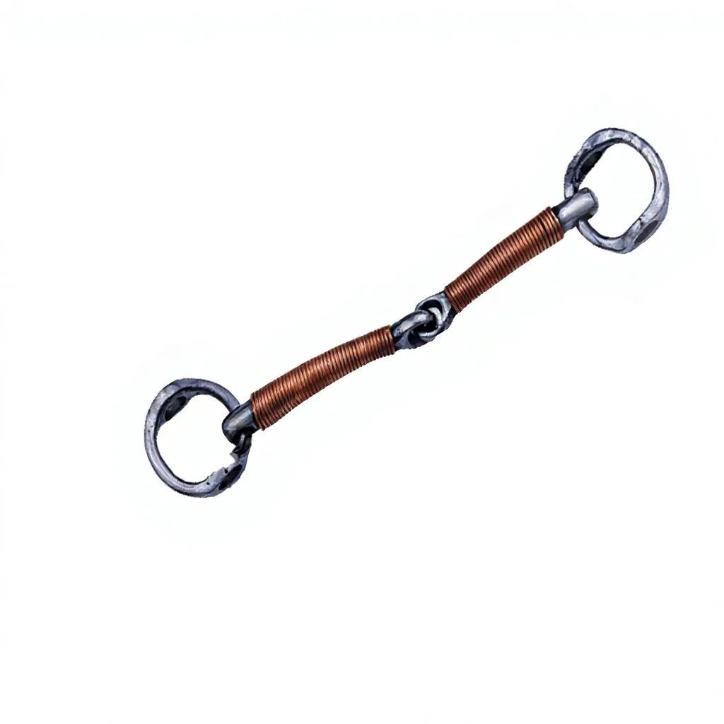 Stainless Steel Loose Ring Snaffle Bit with Sweet Iron Mouthpiece 12.5cm Horse Riding Training — rj-978765, product image 6