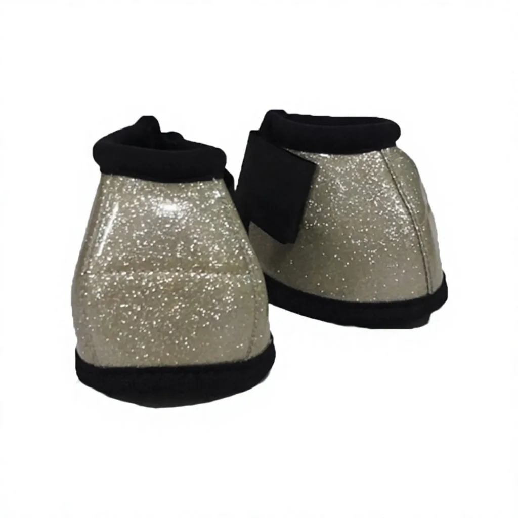 Custom Glitter Horse Bell Boots Neoprene Protective Waterproof Outdoor Riding — RJ-78644, product image 3