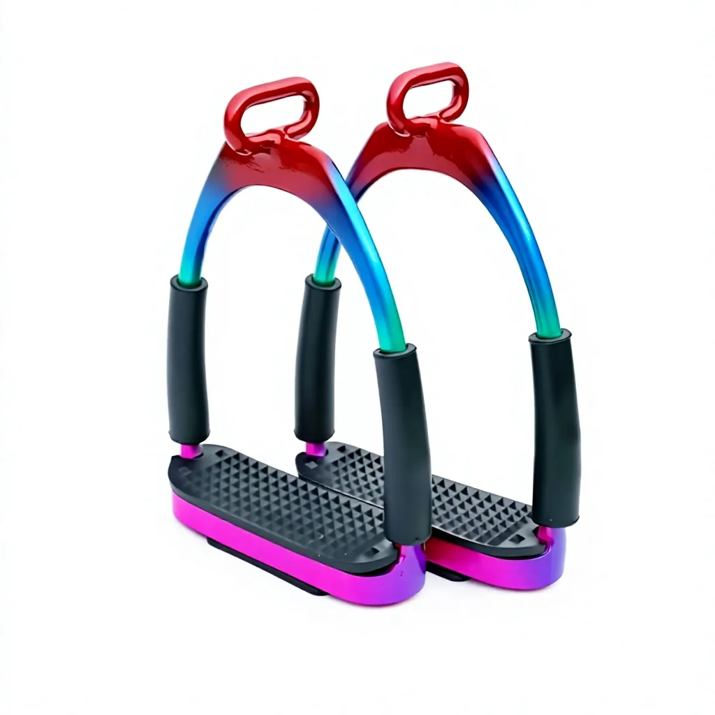 Lightweight Stainless Steel and Aluminum Horse Riding Stirrups — RJ-ss-2239, product image 5