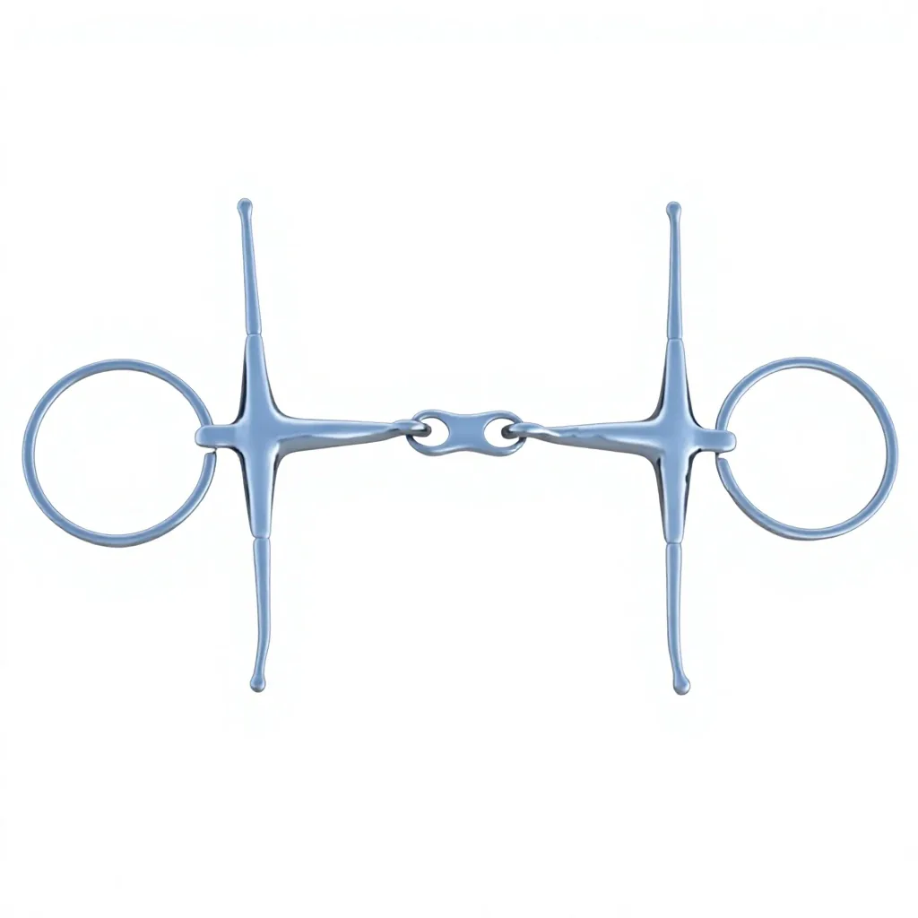 French Link Horse Bit Full Cheek Snaffle Copper Twist Stainless Steel Mouth Riding — rj-0905, product image 5