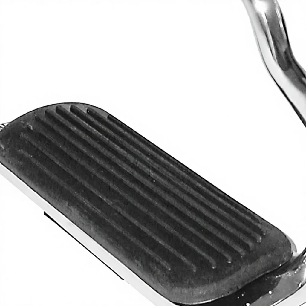 Stainless Steel Safety Riding Stirrup Double Bent Western Adjustable Reusable Equestrian Equipment — RJ-9775H, product image 2