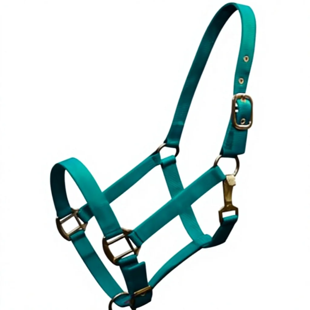 Fleece Padded Nylon Horse Halter Adjustable Equine Headcollar Lightweight — RJ-3463723, product image 5
