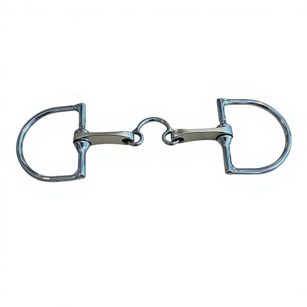 Ported Rubber Mouth D-Ring Horse Bit in 1 1/2-Inch Size — RJ-0524, product image 5