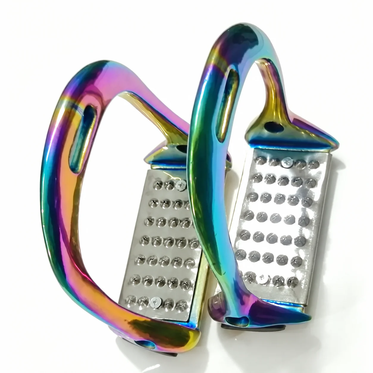 Custom Logo Stainless Steel and Aluminum Western Jock Horse Riding Stirrups — RJI-HFS-1207, product image 2