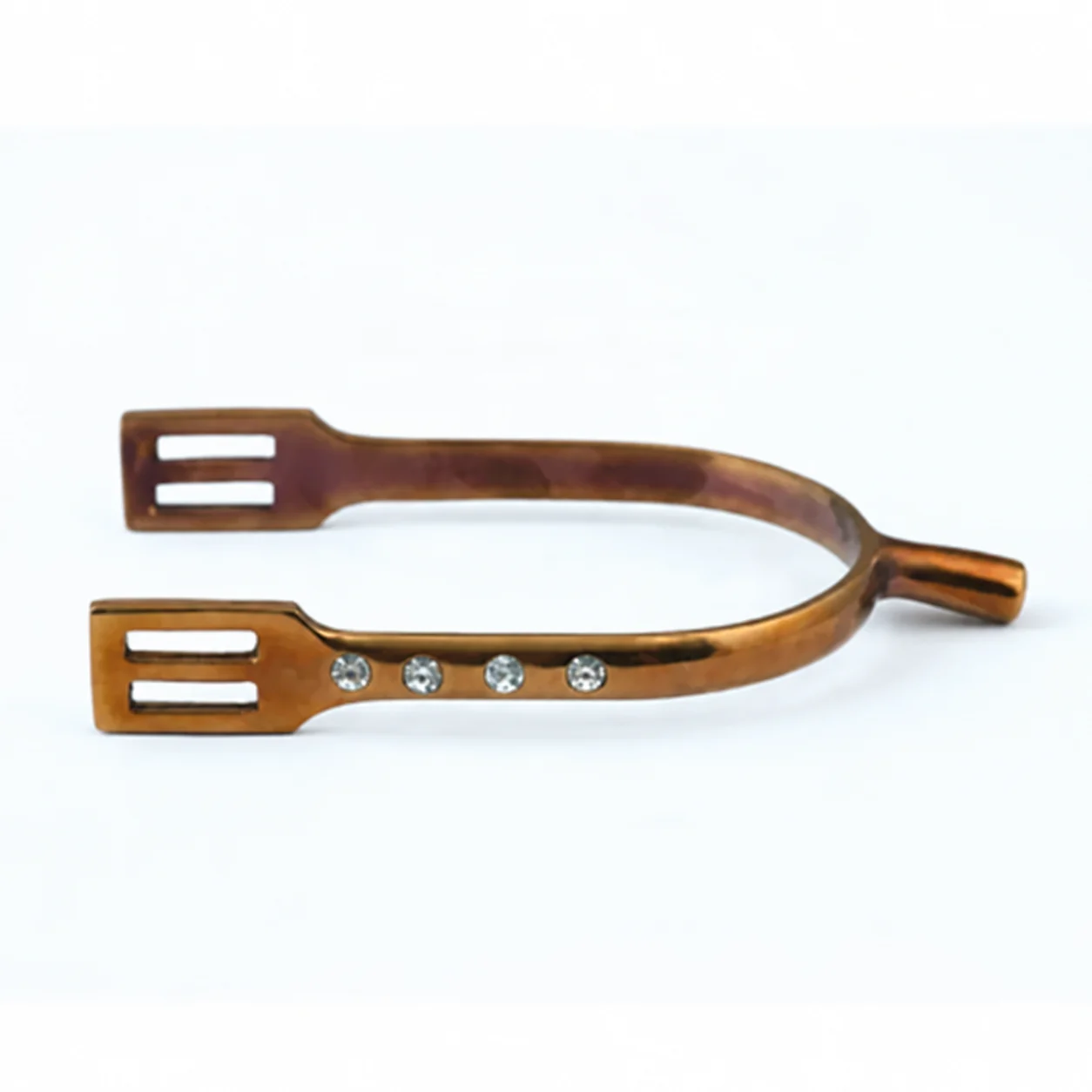 Rose Gold Customized Logo Design Horse Spurs Waterproof Stainless Steel — RJ-2912, product image 5