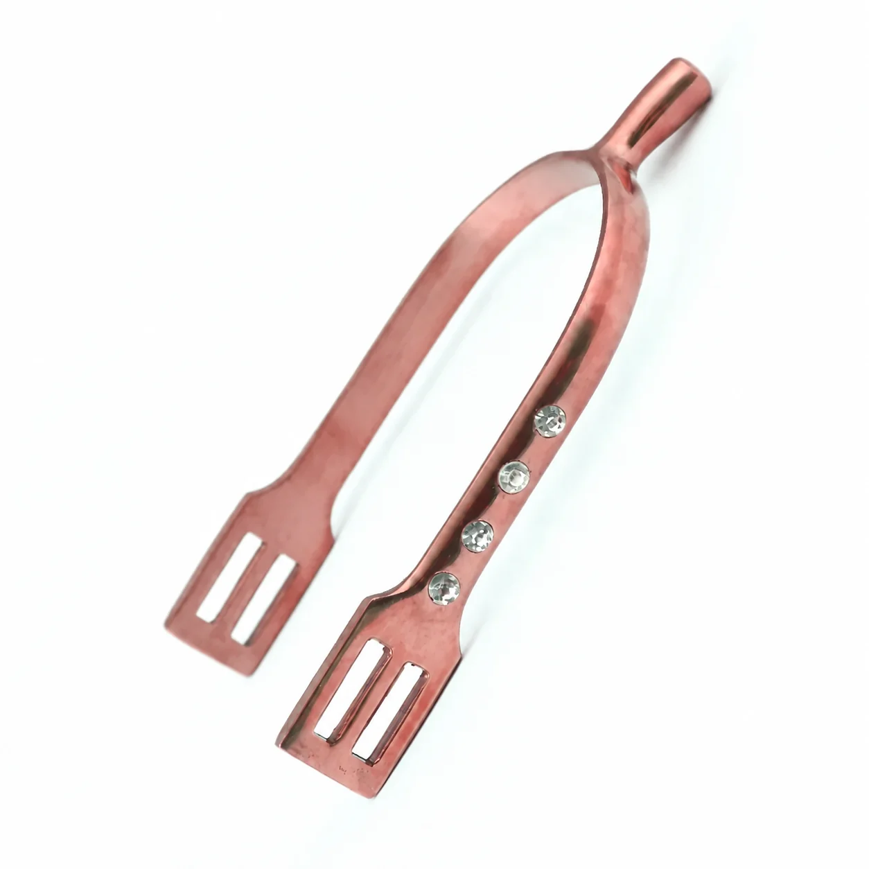 Rose Gold Customized Logo Design Horse Spurs Waterproof Stainless Steel — RJ-2912, product image 6