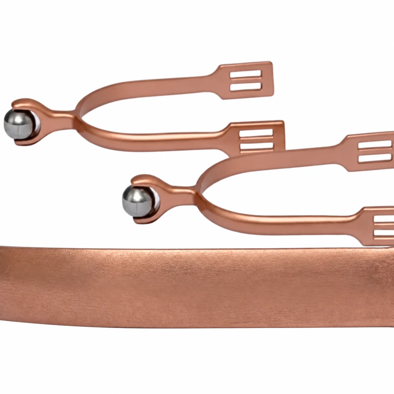 Lightweight Steel and Aluminum English Horse Riding Spurs in Multiple Colors — RJ-2339, product image 3