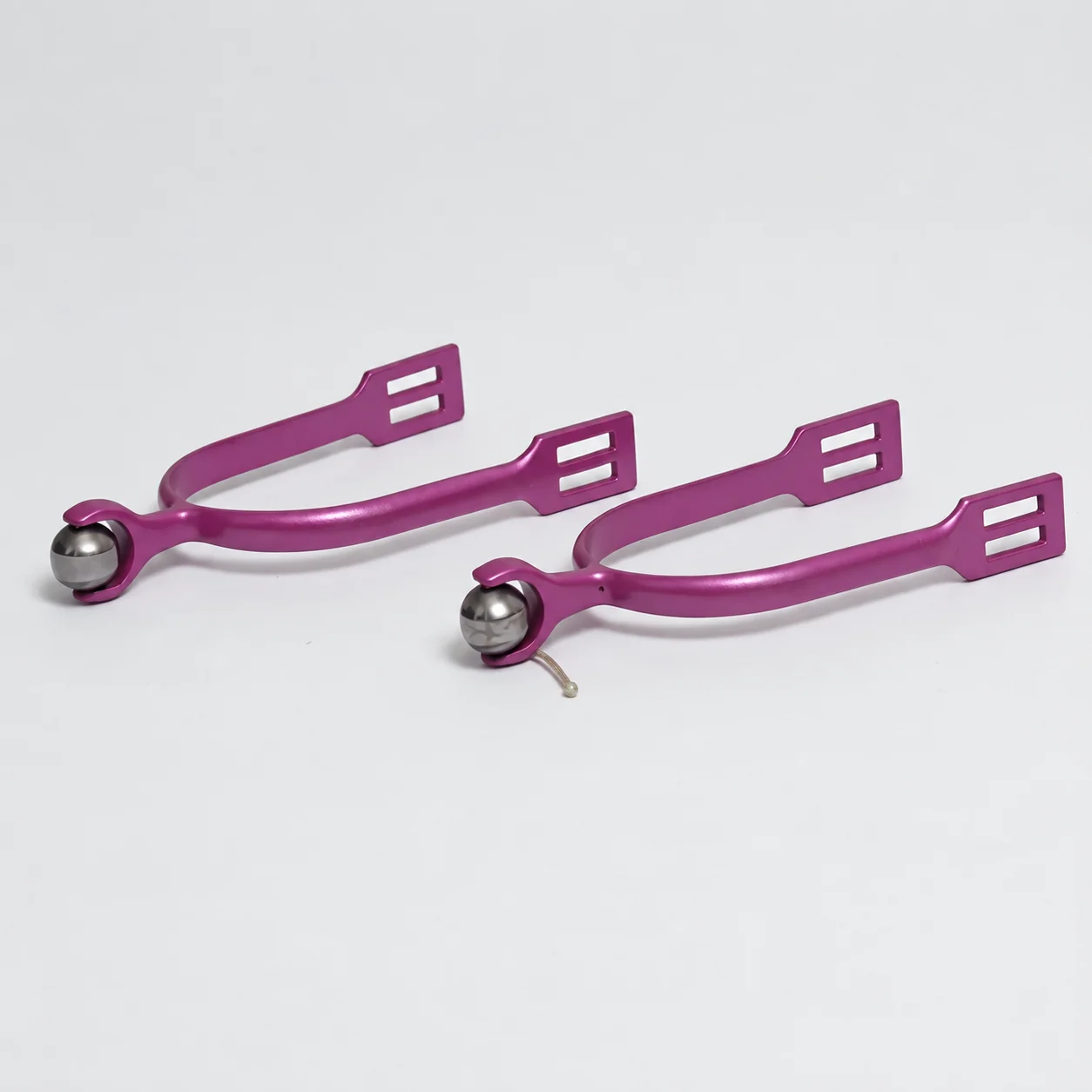 Lightweight Steel and Aluminum English Horse Riding Spurs in Multiple Colors — RJ-2339, product image 4